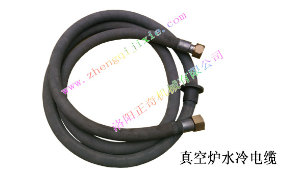 Water cooled cable for vacuum furnace